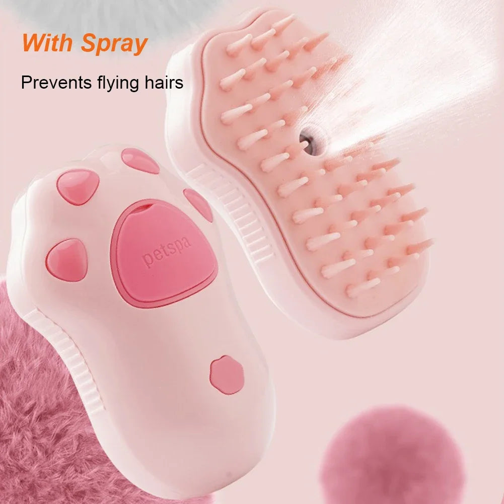 Cepillo de vapor de gatos y perros